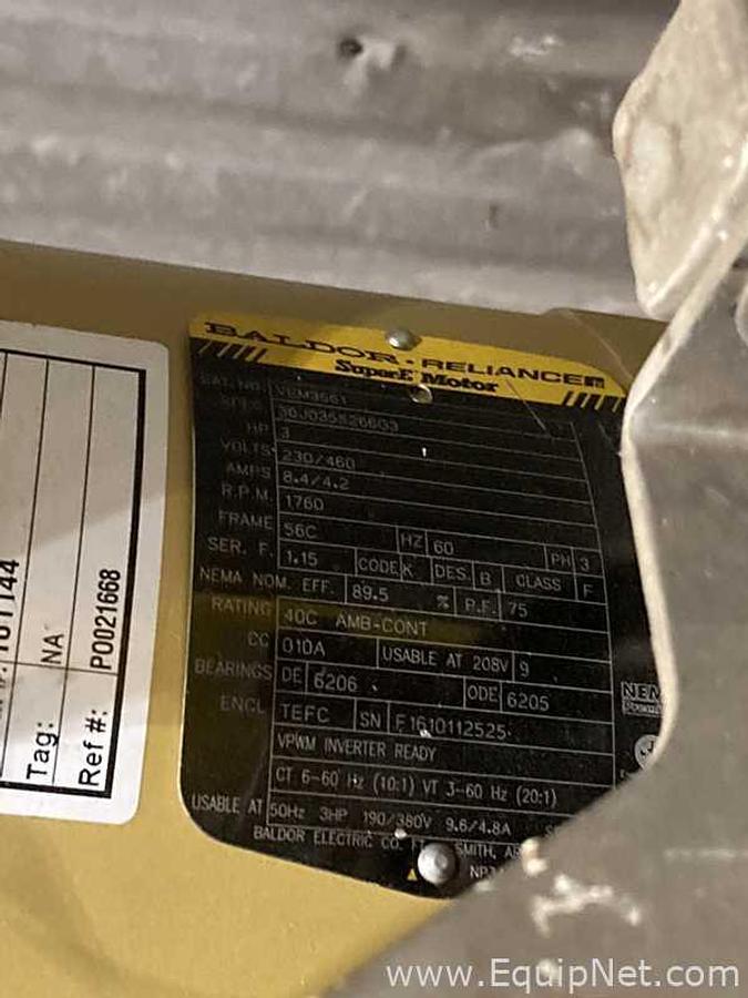 Used 3 HP Fusion Fluid Equipment BG-8T-3 Mixer