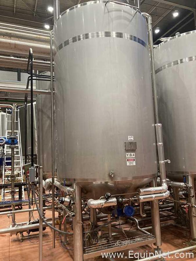 Used 5098 Lt - 43 BBL Rolec Agitated Yeast Storage And Propagation Tank