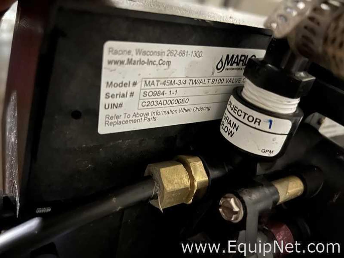 Used Marlo MAT-45M-3/4 TW/ALT 9100 Packaged Water Softener System