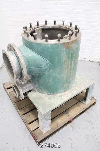 Used Bird Escher Wyss 3 Axiguard Pressure Screen, Maximum Pressure 60 Psi, Maximum Speed 1200 Rpm #27405