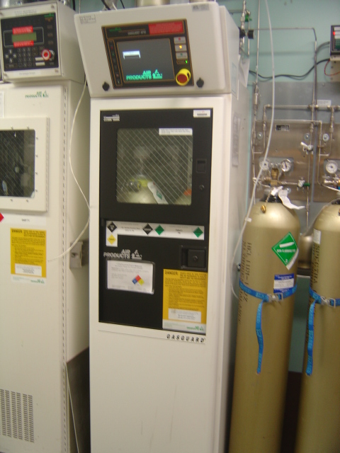 Used Air Products GG AP10 (Fluorine) Gas Cabinet
