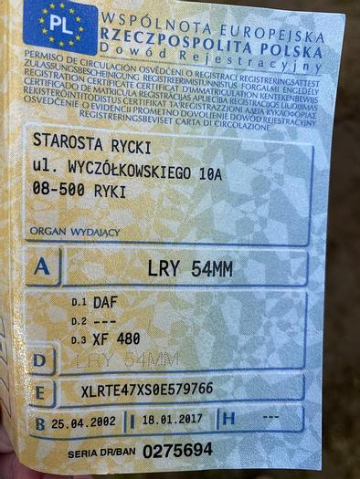 Gebruikt 2002 DAF 95 XF 480 , MANUAL , EURO 3