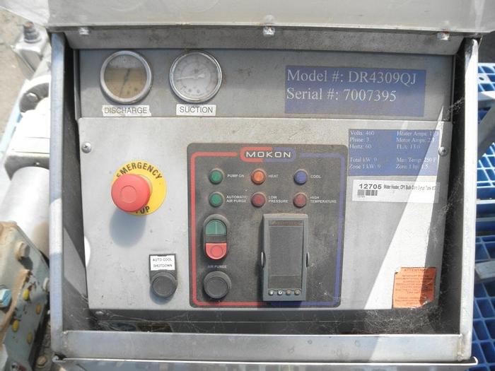 Used Boiler, 1.25 HP, Mokon, Electric, Water, Mdl DR4309QJ, 9kW #S741220