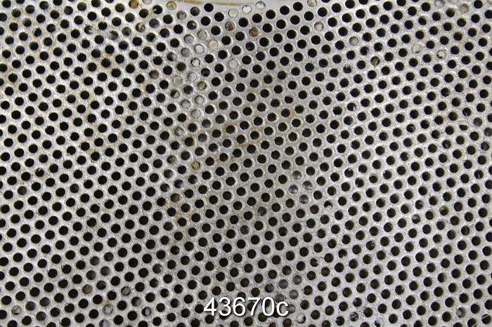 Used Impco-Escher Wyss F-1 Horizontal Pressure Screen Extraction Plate #43670