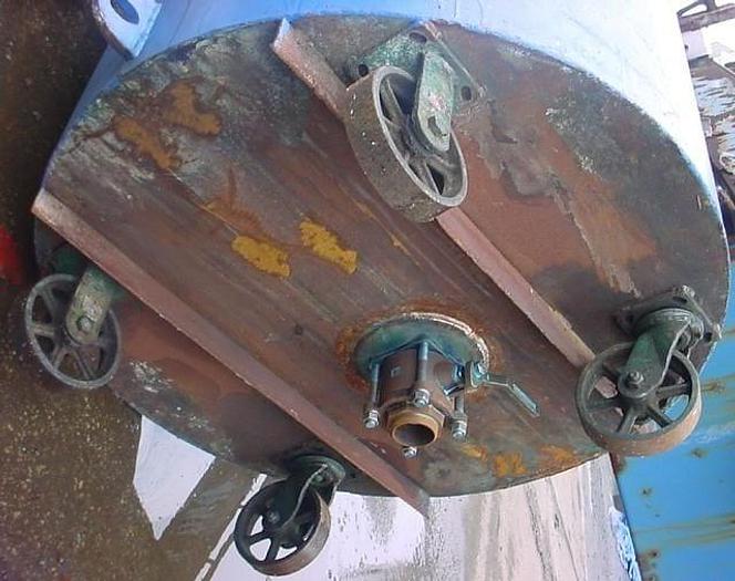 Used 125 GALLON PORTABLE MIX TANK – C/S – 36 in. DIA. X 38 in