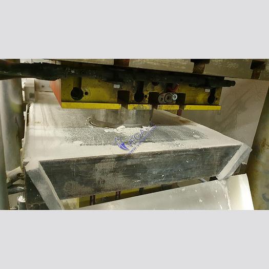 Used Hydraulic press POTVEL with 4 columns