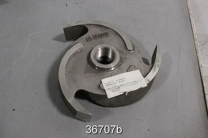 Used Warren 6/5PH12 Pump Impeller, 3-Vane, 11" Diameter #36707