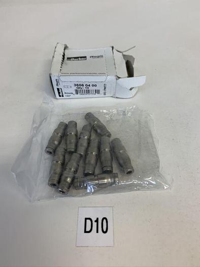 Parker 3606 04 00 Lot Of 10 Elbows Fast Shipping!