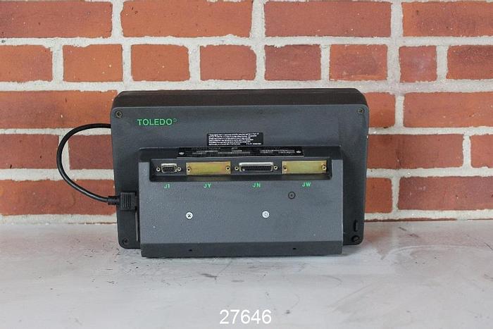 Used Toledo 8142 Toledo Scale Readout, Model 8142, Ram #0007, 120 Vac, 50/60 Hz. #27646