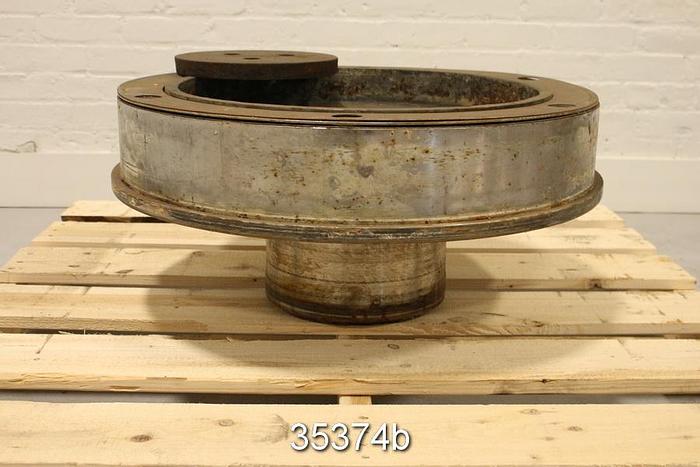 Used Beloit 350V Pulper Hub, 4.125 Diameter Shaft #35374