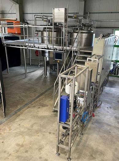 Used B 15461 D - Cream Manufacturing Plant VAKUMIX VHMS 1250