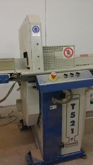 Used Miter saw with pneumatic rise of the blade with adjustable speed OMGA T521 ST