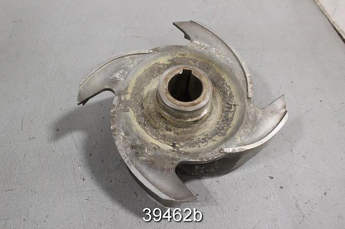 Used Goulds 3175 4x6x14, 4x10x14 Pump Impeller, 4-Vane, 257-96 #39462