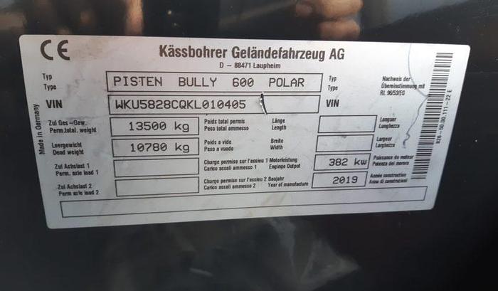 Used PistenBully PB 600 Polar (2019)