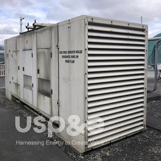 Used 0.50 MW 1999 Used Perkins 3012-TAG3 Diesel Generator Sets