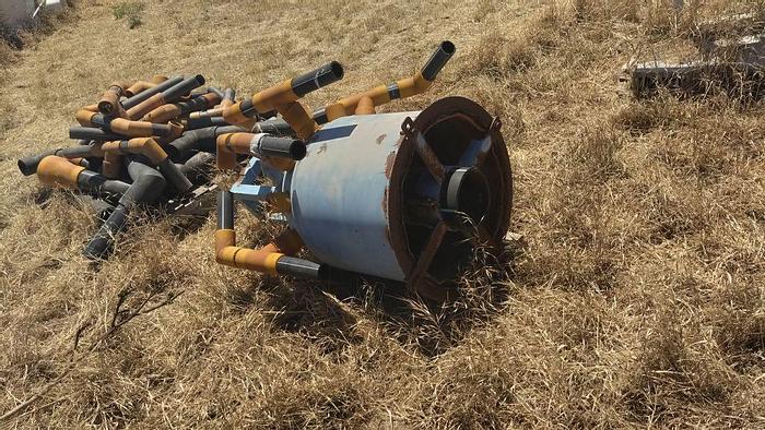 Used Concentrator, Krebs Spiral, Mdl GPX3/4, FRP, (4) Spirals #S740703