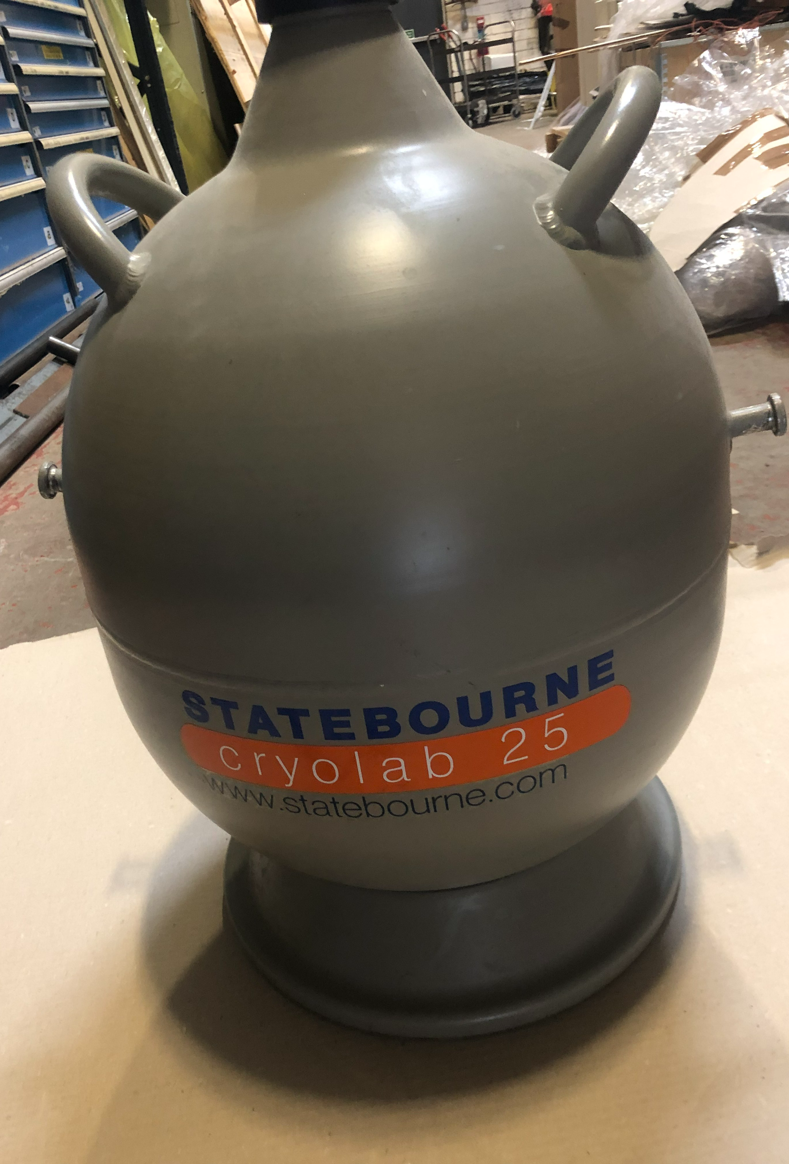 Used Statebourne Cryolab 25  Liquid Nitrogen Vessel
