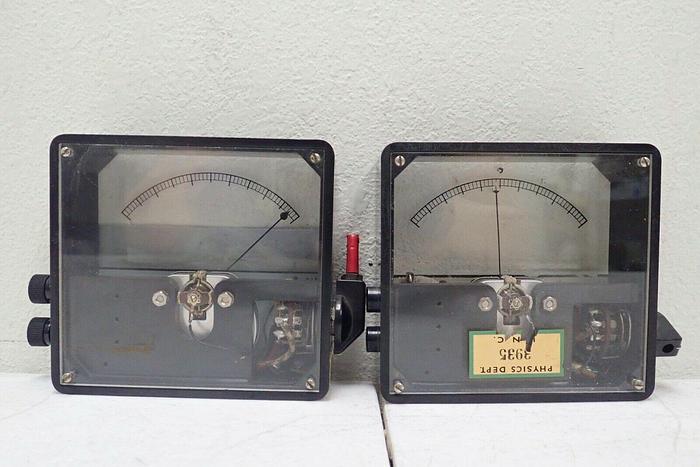 Used Lot of 2 Central Scientific Company 82550 DC-AC Projection Meters