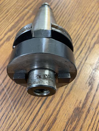 Used USED-KENNAMETAL CV50SM150240 CAT 50 FACEMILL HOLDER (ARBOR SIZE 1-1/2" DIAMETER)