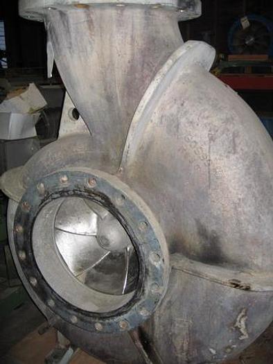 Used Goulds 3175 Pump, 18X18X22, 6-Vane Impeller, 22.5" Impeller Diameter, With Holes #18584