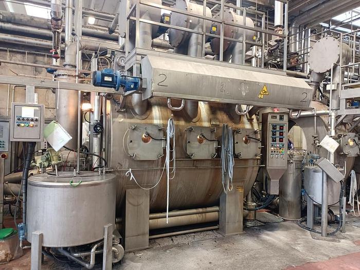 Used Jet dyeing BRAZZOLI SATURNO year 2001 450 + 450 Kgs