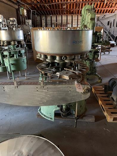 Used FMC 18-Valve Rotary Gravity Juice Filler