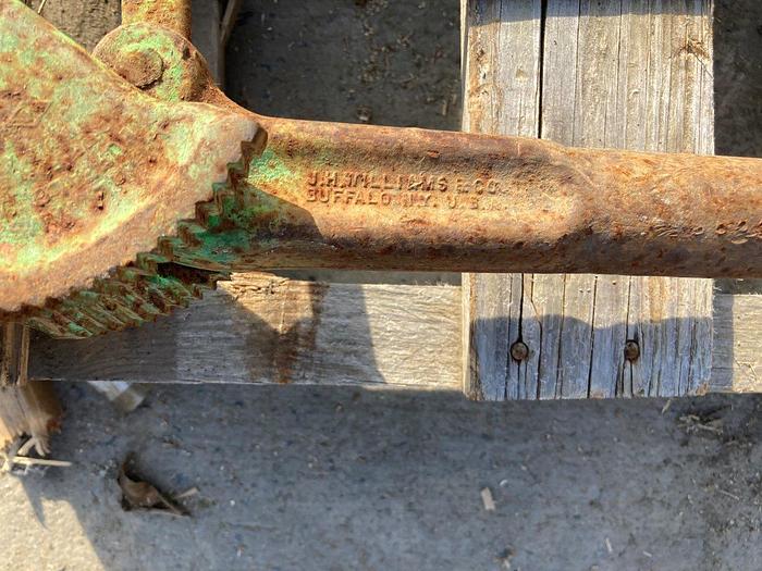 Used J H Williams Vulcan Superior 44" Chain Pipe Wrench
