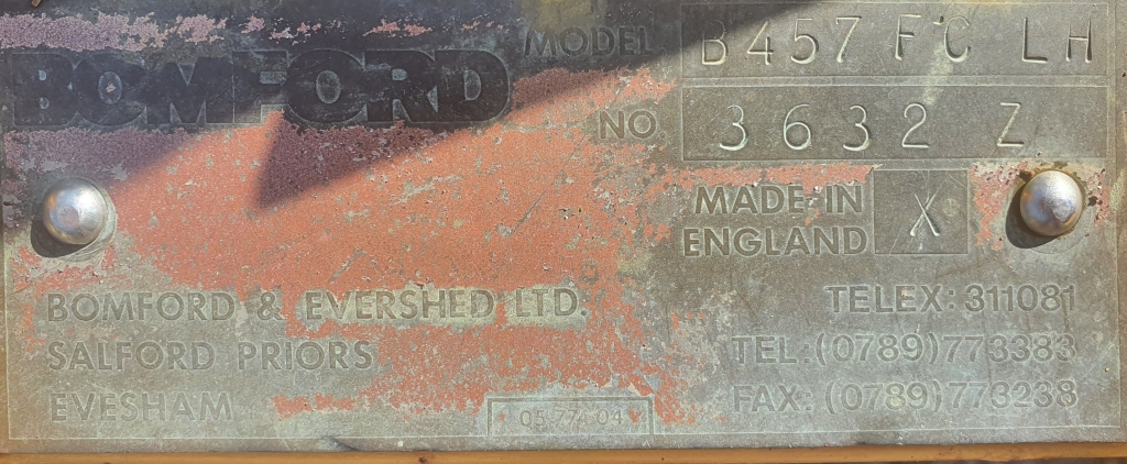 Used Bomford B457 Hedge Cutter