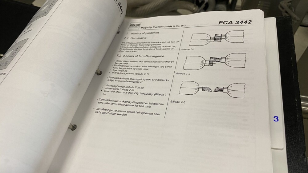 Used Polyclip FCA 3442 clipper