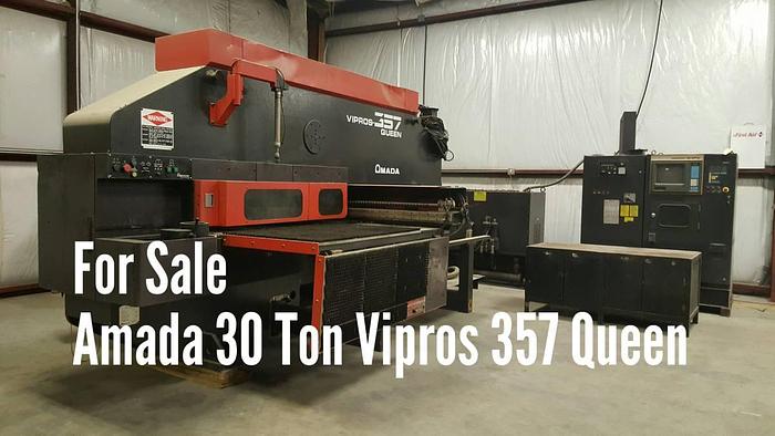 Used Amada Machines 1998 30Ton Vipro 357 Queen