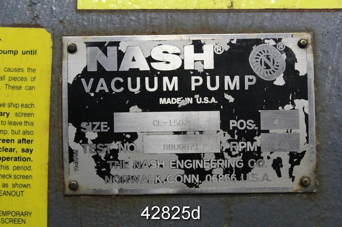 Used Nash CL-1502 Vacuum Pump #42825