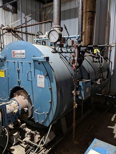 Used 2007 Superior Boiler 80 HP Low Pressure Steam Boiler 4-X-402-S15