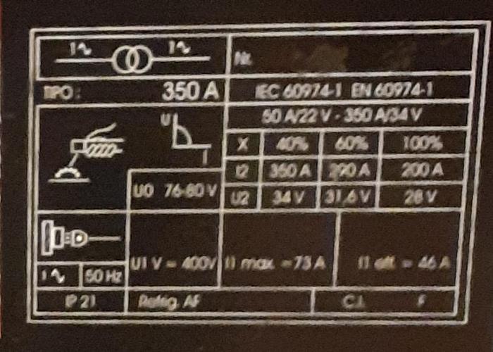 Usado Máquina de soldar B 350