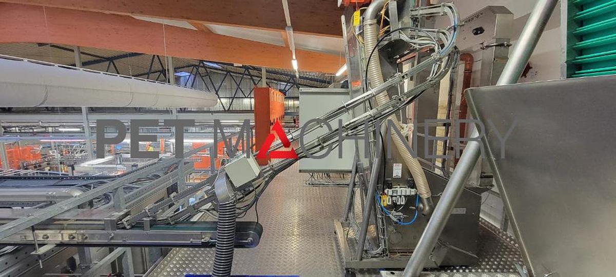 Used 2008 Krones Volumetic 72 valve PET Filler/Capper