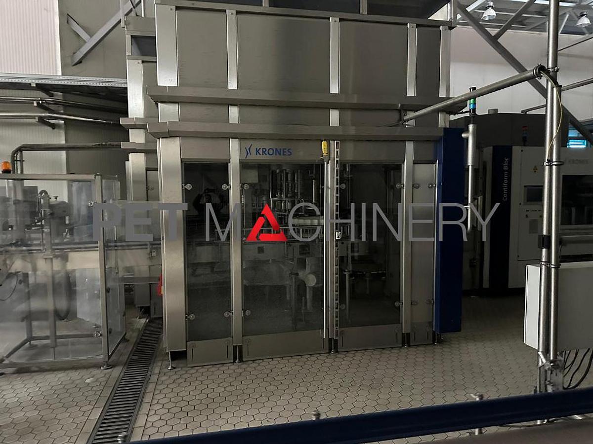 Used 2012 Krones PET Bottling Line for Flat and Carbonated Mineral Water