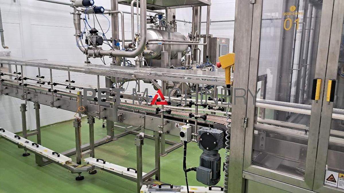 Used 2017 HDPE Bottling line for Liquid Detergents