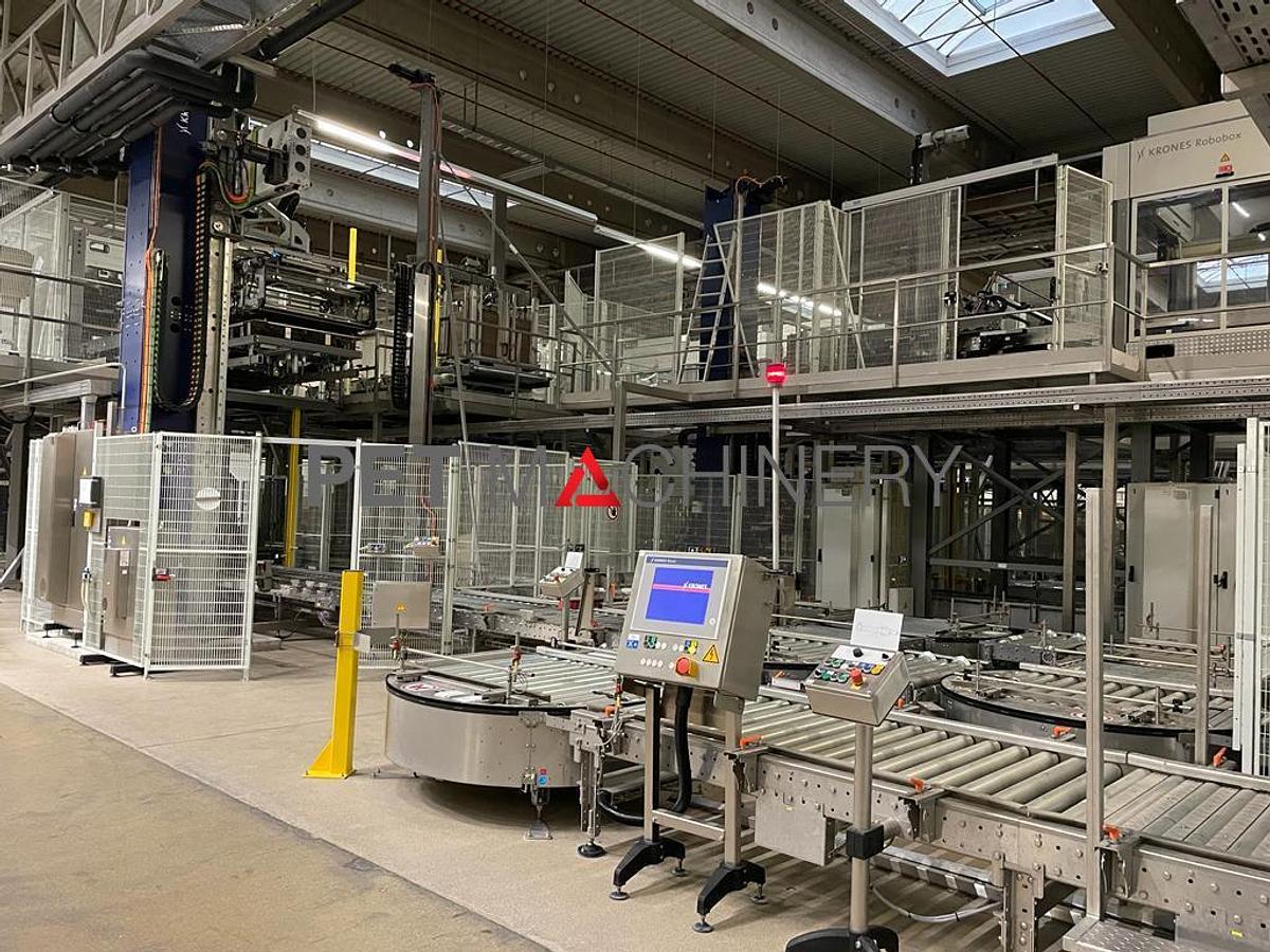 Used 2010 Krones Ultra Clean PET Bottling line for CSD, Cider, Water