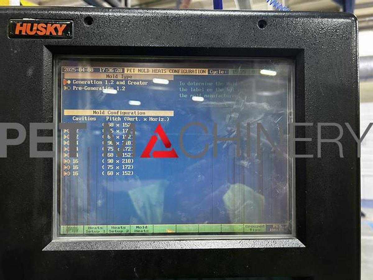 Used 1998 Husky GL 300 PET Preform Injection Moulding system