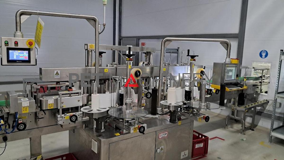 Used 2017 HDPE Bottling line for Liquid Detergents