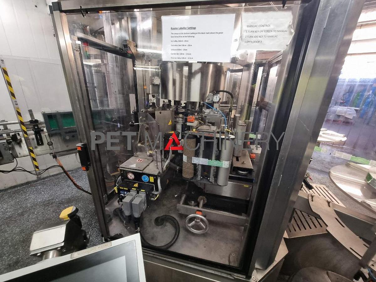 Used Kosme KSB 4R based Carbonated Soft Drinks Bottling Line