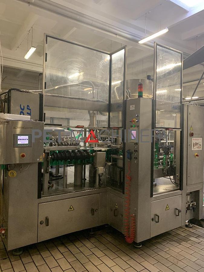 Usado 2004 Línea de embotellado PET para bebidas carbonatadas, sidra, vinos