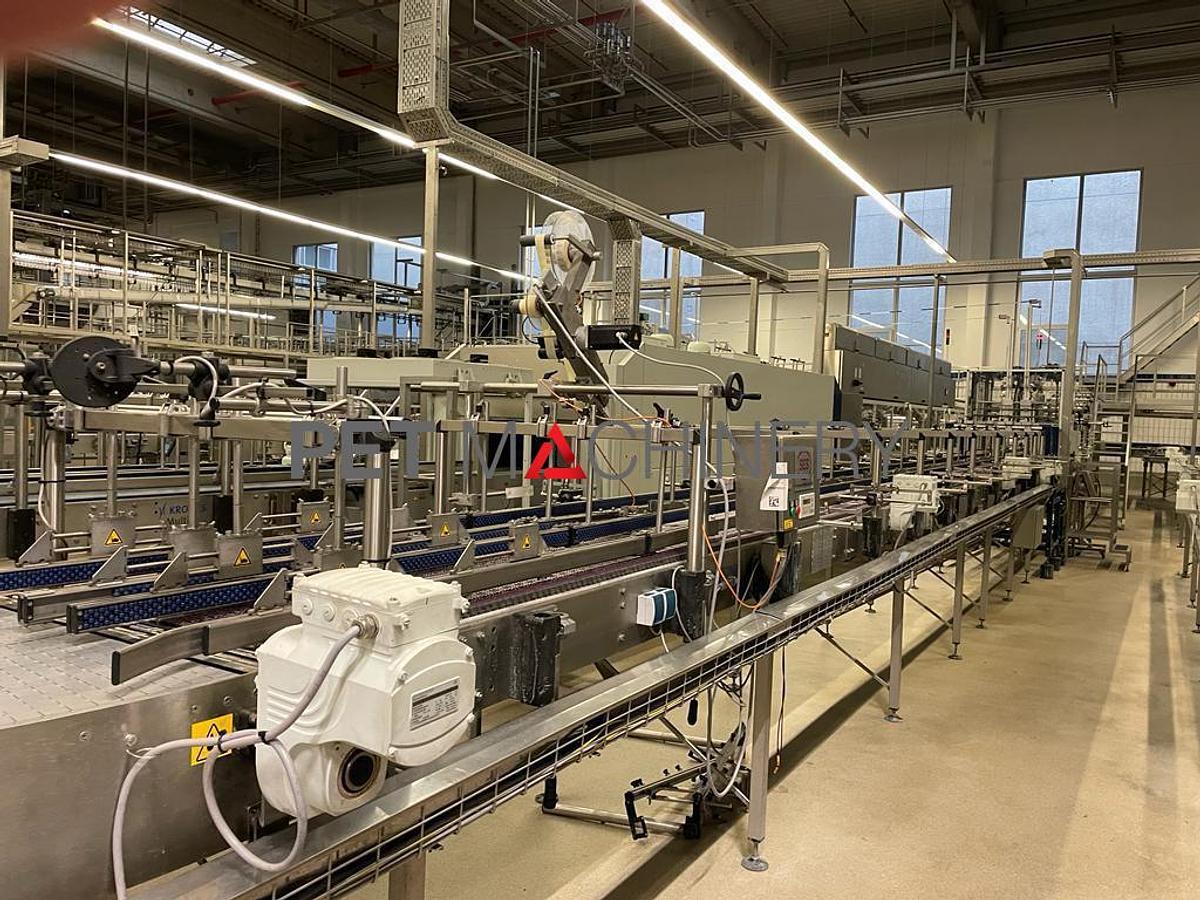 Used 2010 Krones Ultra Clean PET Bottling line for CSD, Cider, Water