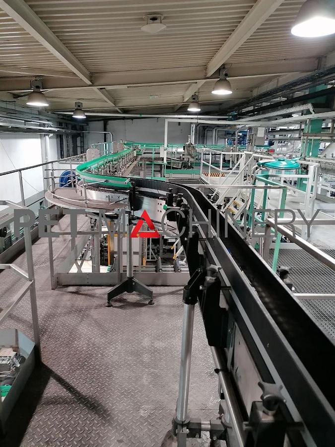 Usado Línea de embotellado de cerveza en botellas de vidrio no retornables