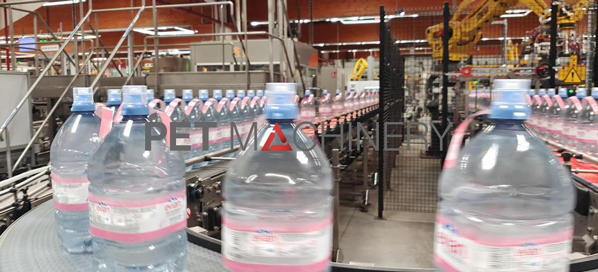 Used 2022 Complete SMI Bottling Line for Still Mineral Water in 6.0L PET bottles