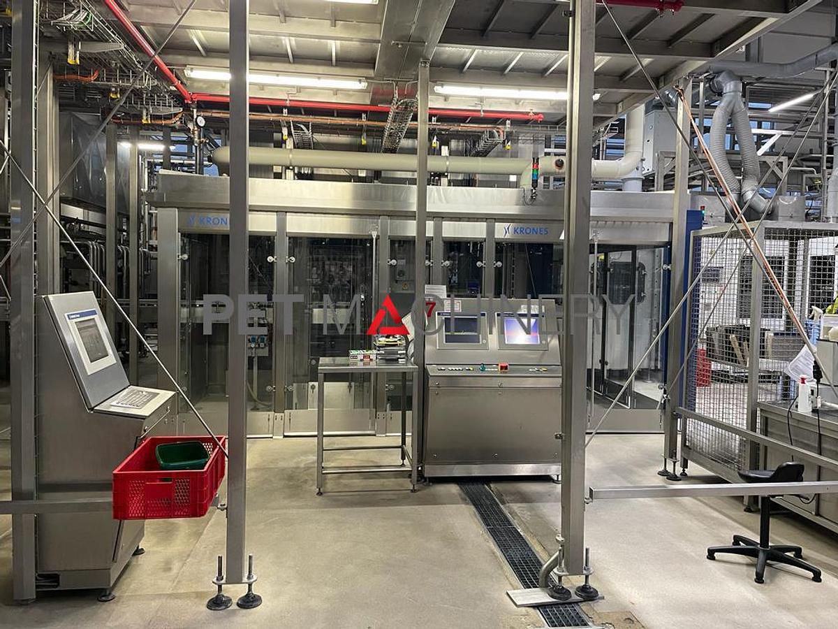 Used 2010 Krones Ultra Clean PET Bottling line for CSD, Cider, Water