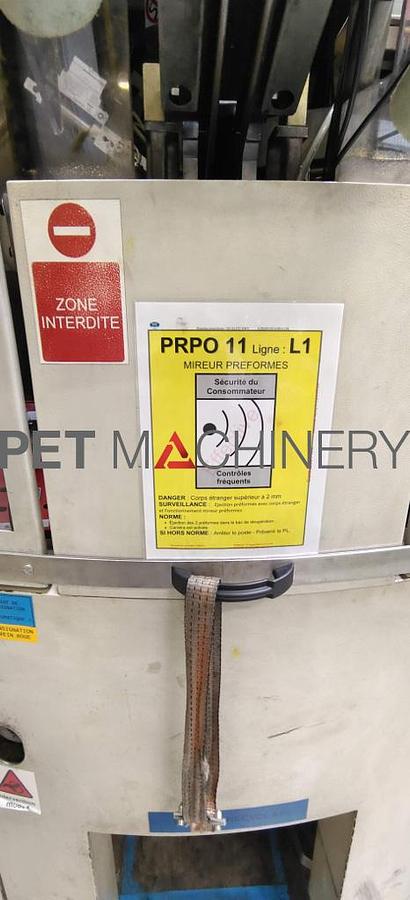 Used 2002 Sidel SBO 20 series 2 PET Stretch Blow Moulding machine