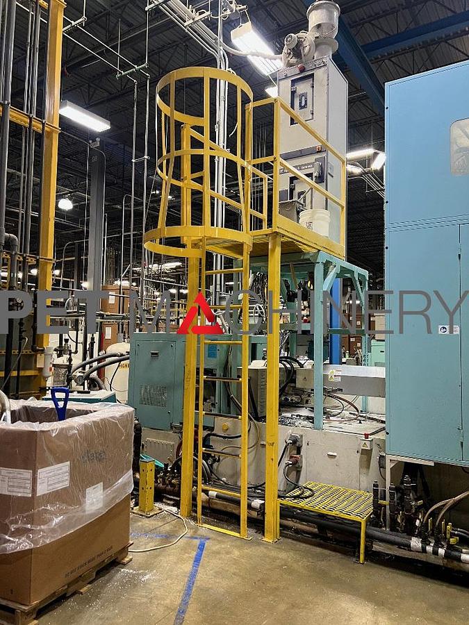 Used 2010 Aoki SBIII 350LL-100 PET Injection Stretch Blow Moulding machines