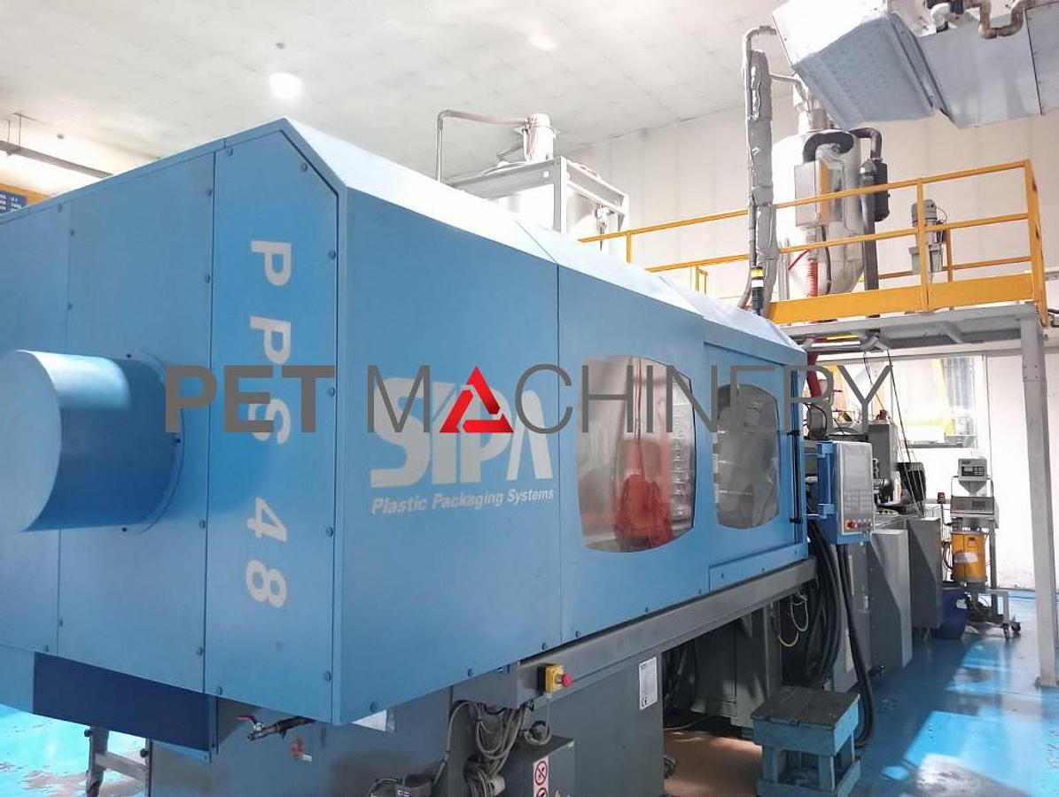 Usado 2008 Sistema de moldeo por inyección de preformas de PET SIPA PPS 48