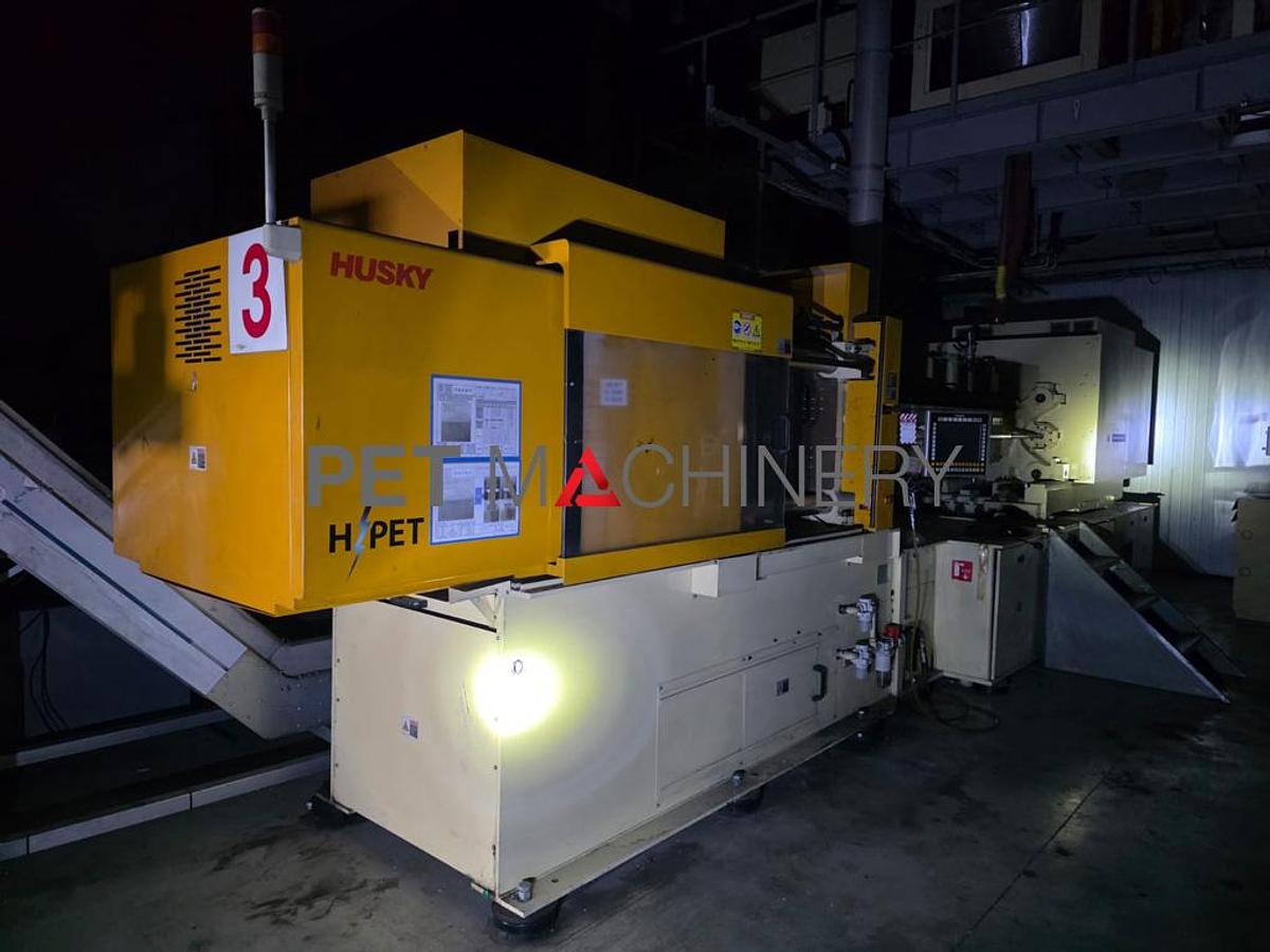 Used 2015 Husky H-PET L230E RSE80D/80 Electric PET Preform Injection Moulding Machine
