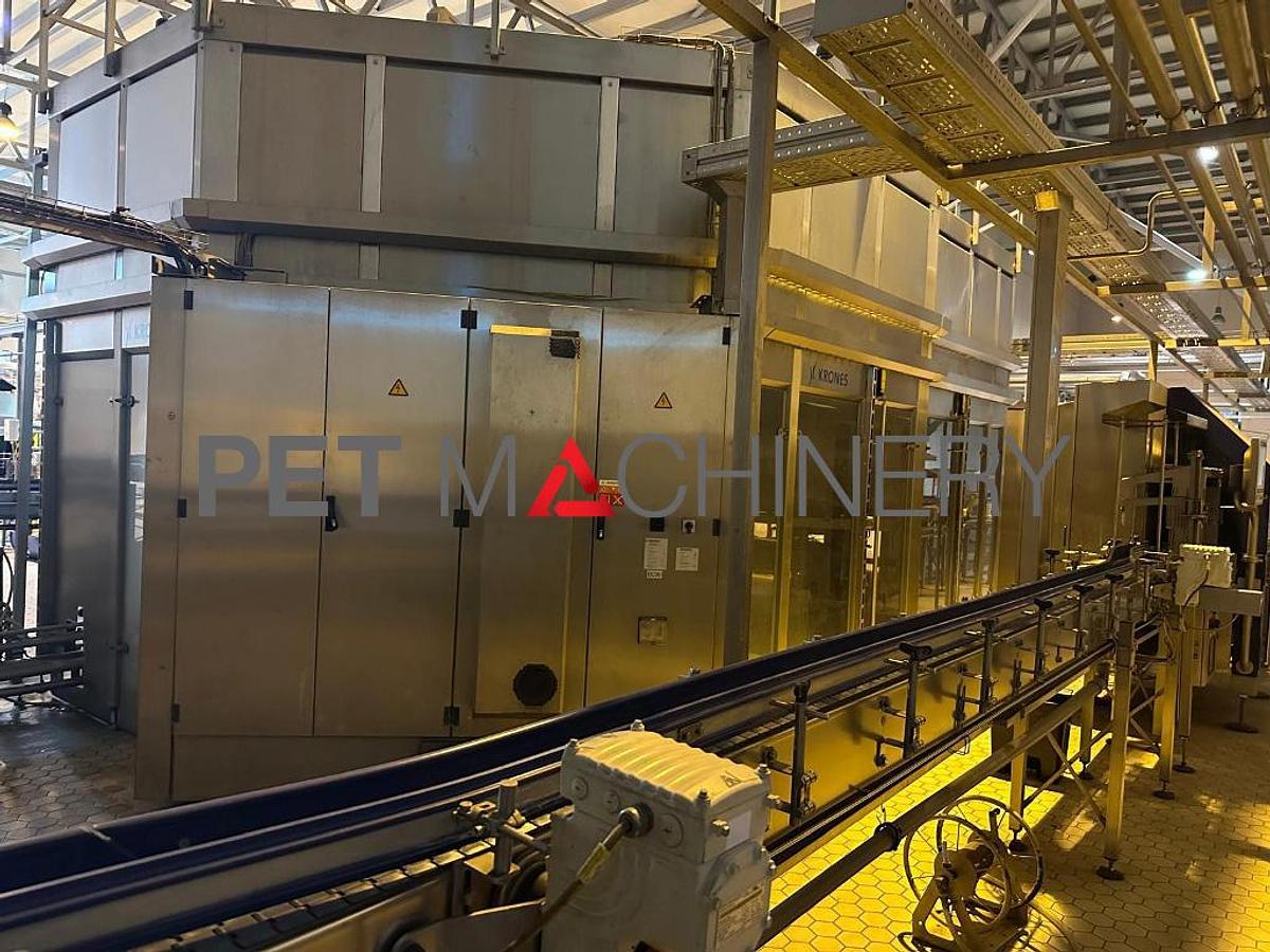 Used 2014 Krones Glass Bottling Line for Still and Carbonated Mineral Water